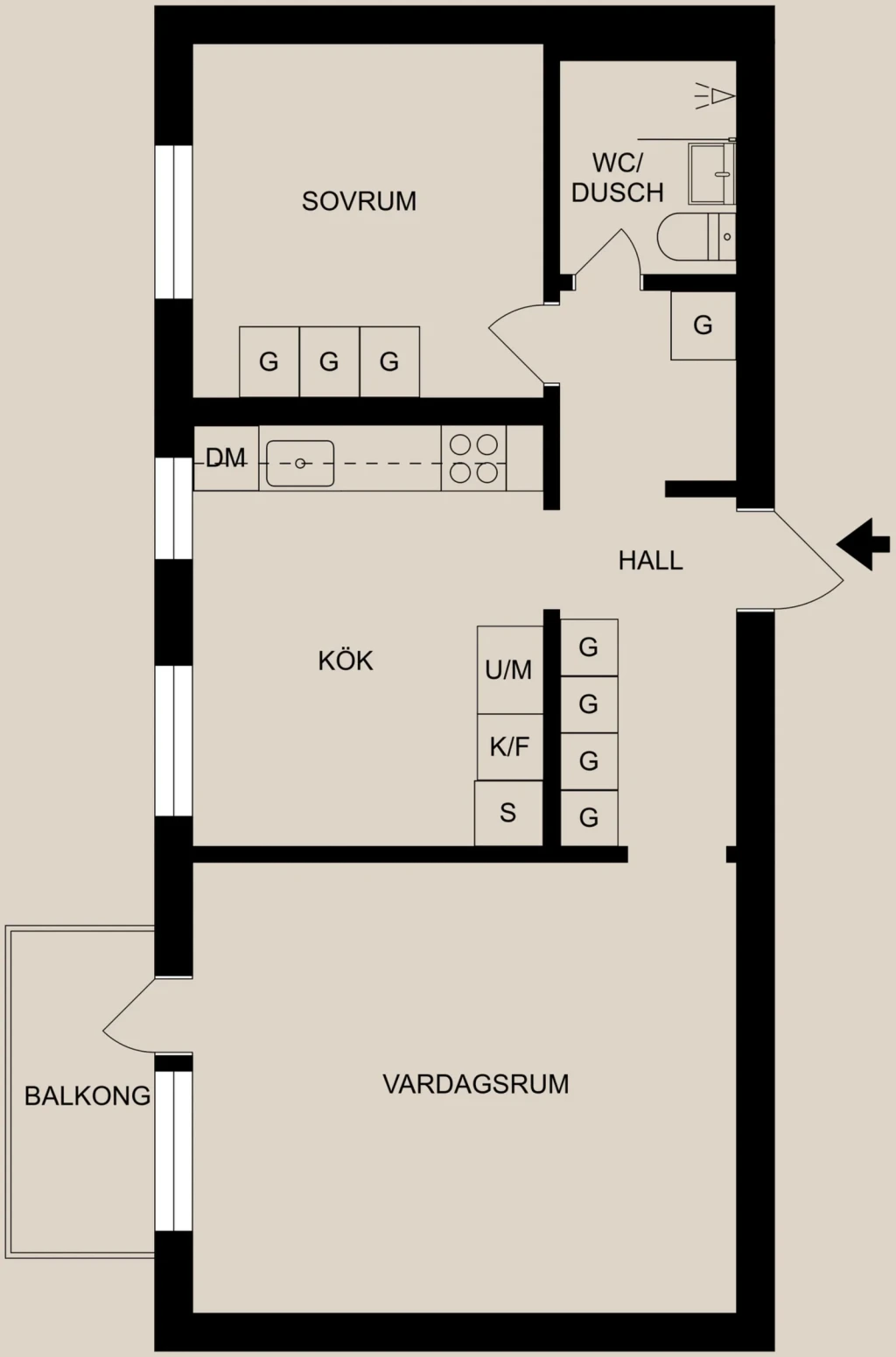 Planritning, Bergslagsgatan 57