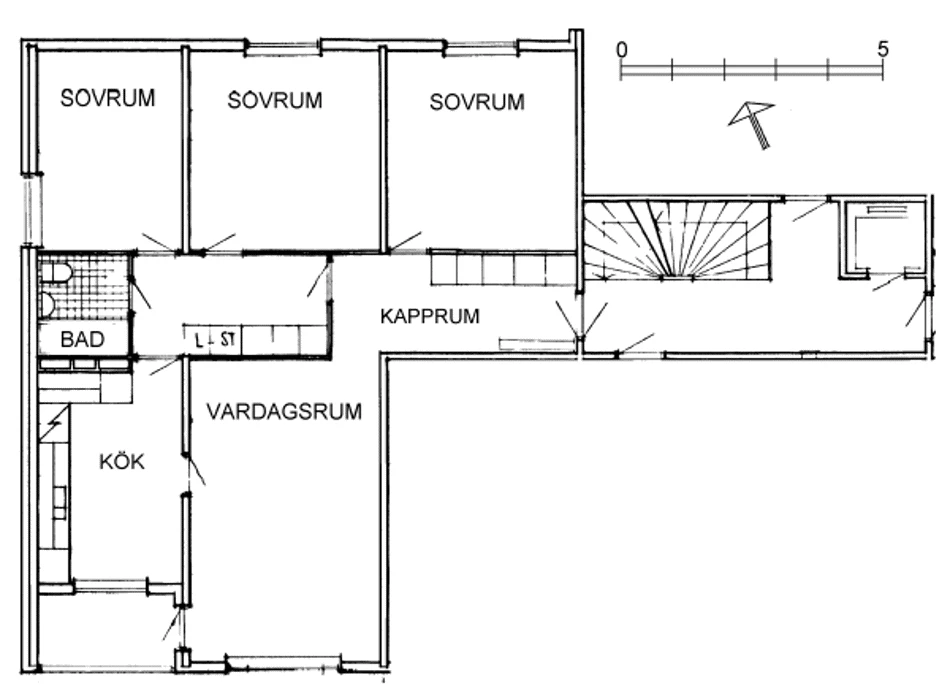 Planritning, Stadiongatan 61C