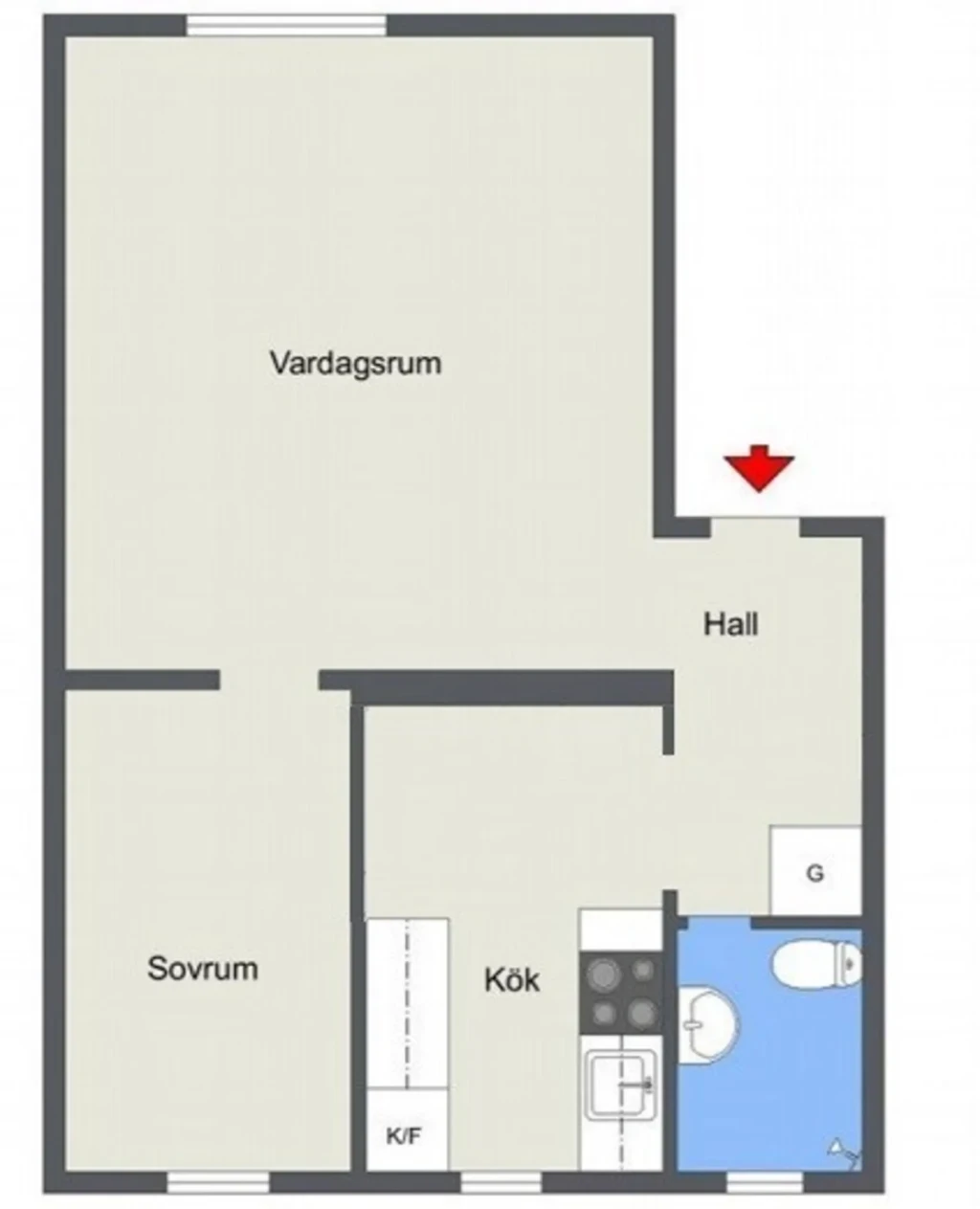 Planritning, Sveavägen 10A