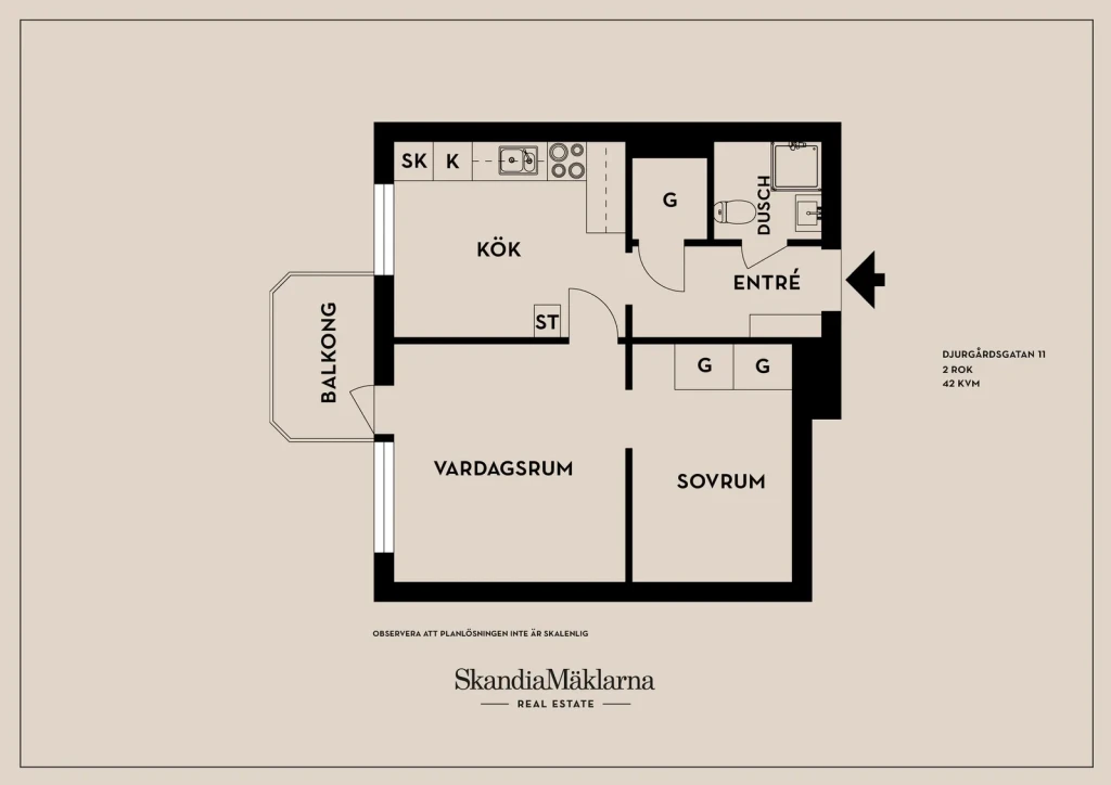Planritning, Djurgårdsgatan 11