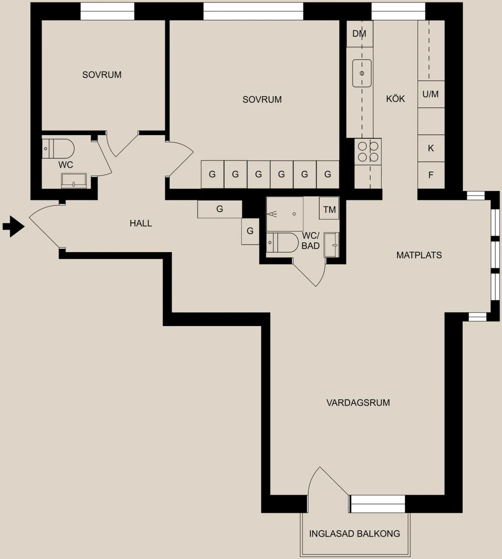 Planritning, Trozelligatan 25