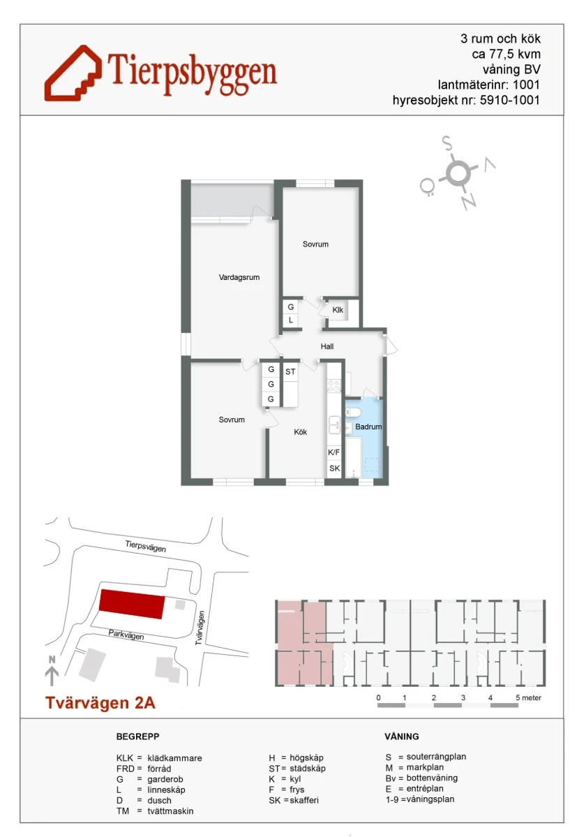 Planritning, Tvärvägen 2A