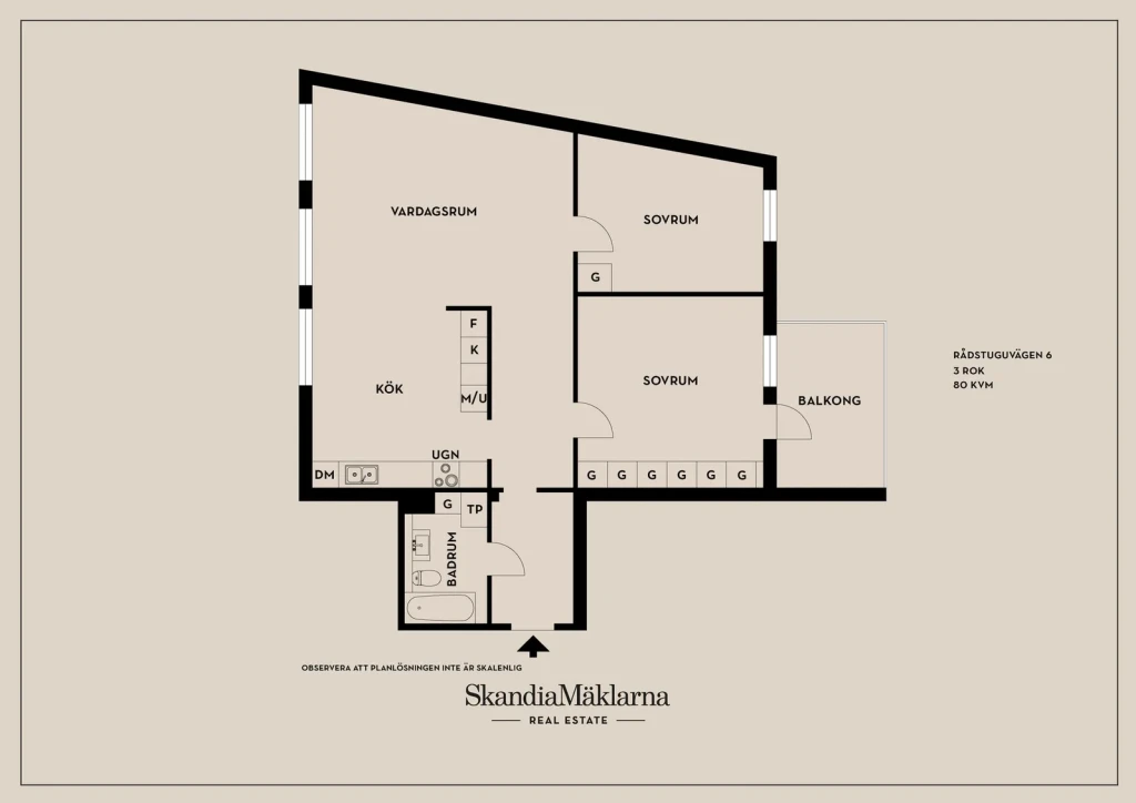 Planritning, Rådstuguvägen 6