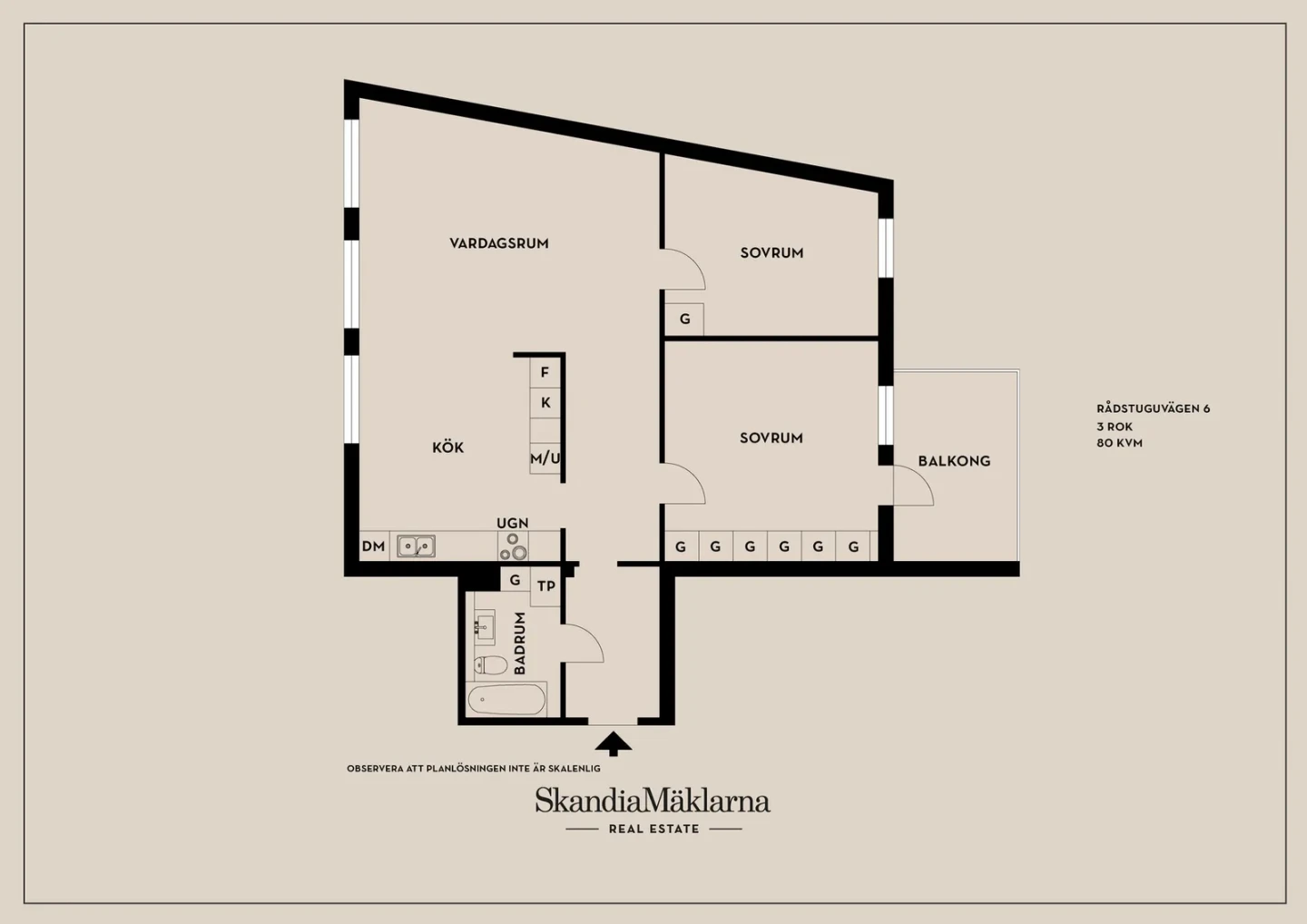 Planritning, Rådstuguvägen 6