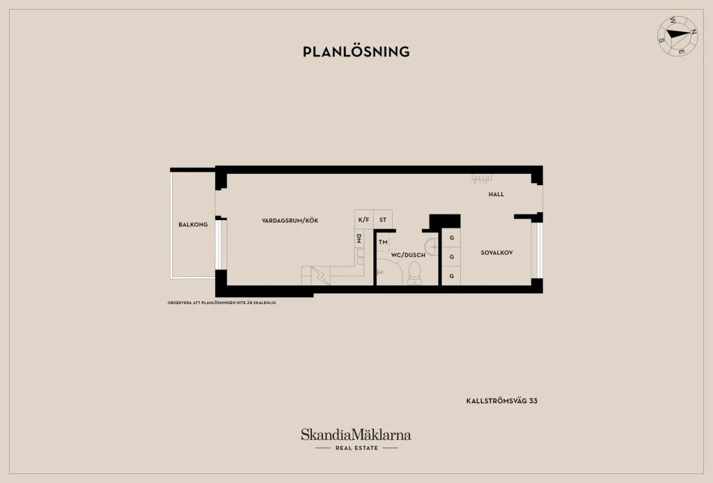 Planritning, Kallströmsväg 33