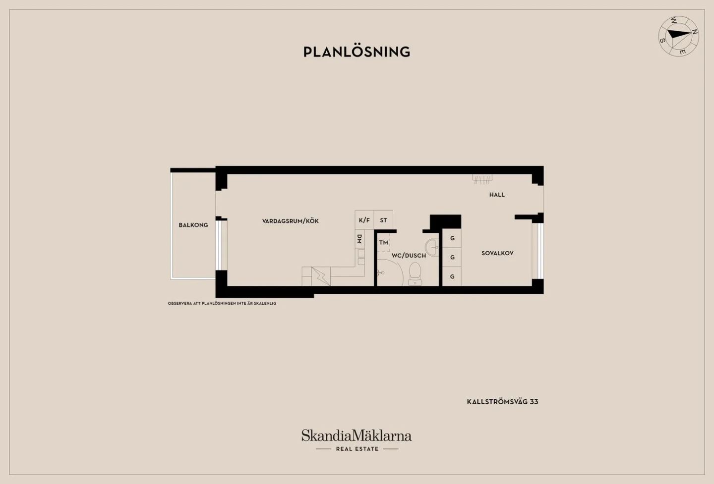 Planritning, Kallströmsväg 33