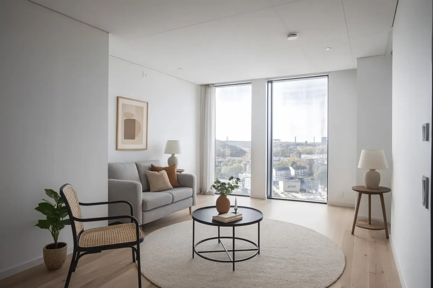 Bostadsrätt med 2 rum på Karlatornet (Lodjursstråket 1) vån 18 i Göteborg
