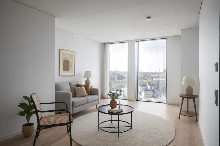 Bostadsrätt med 2 rum på Karlatornet (Lodjursstråket 1) vån 18 i Göteborg