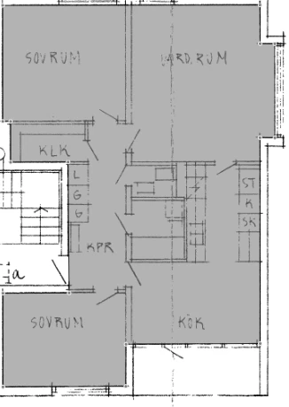 Planritning, Borgmästaregatan 10 E