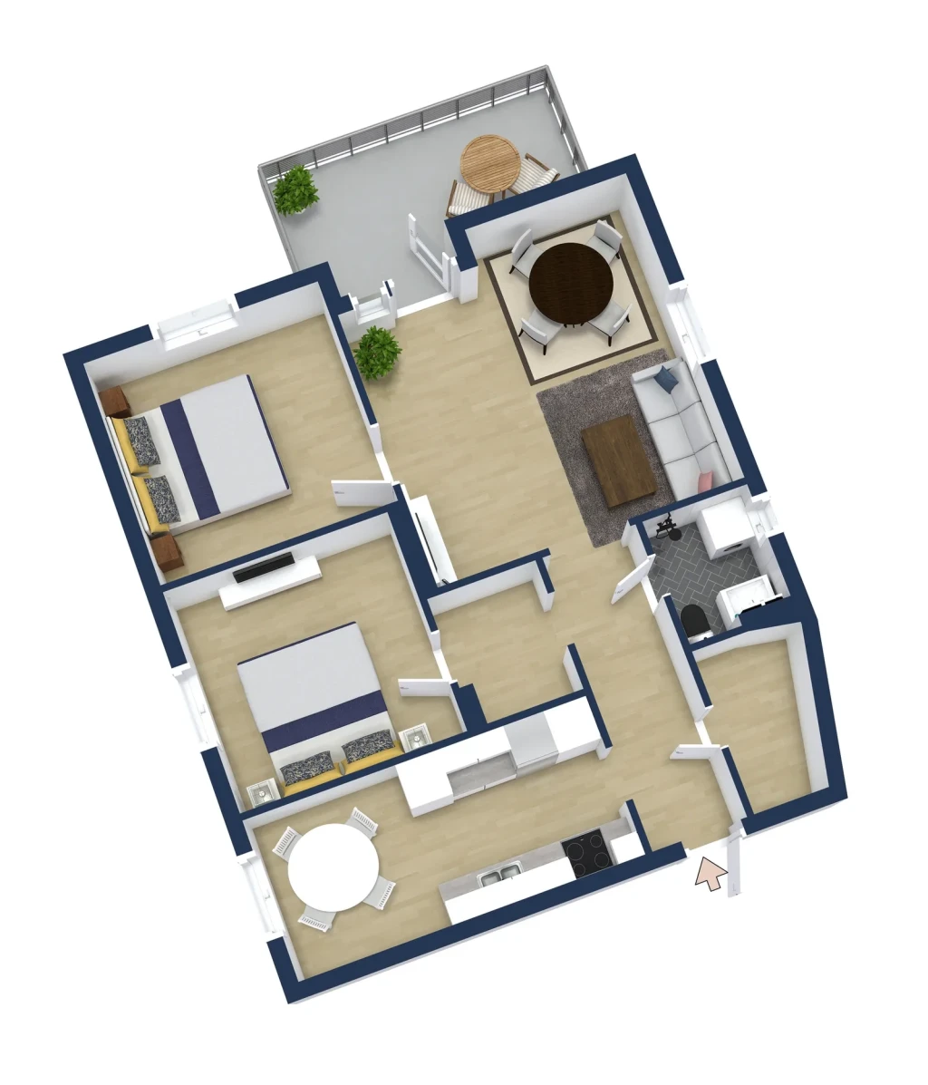 Planritning, Hantverkarbacken 28