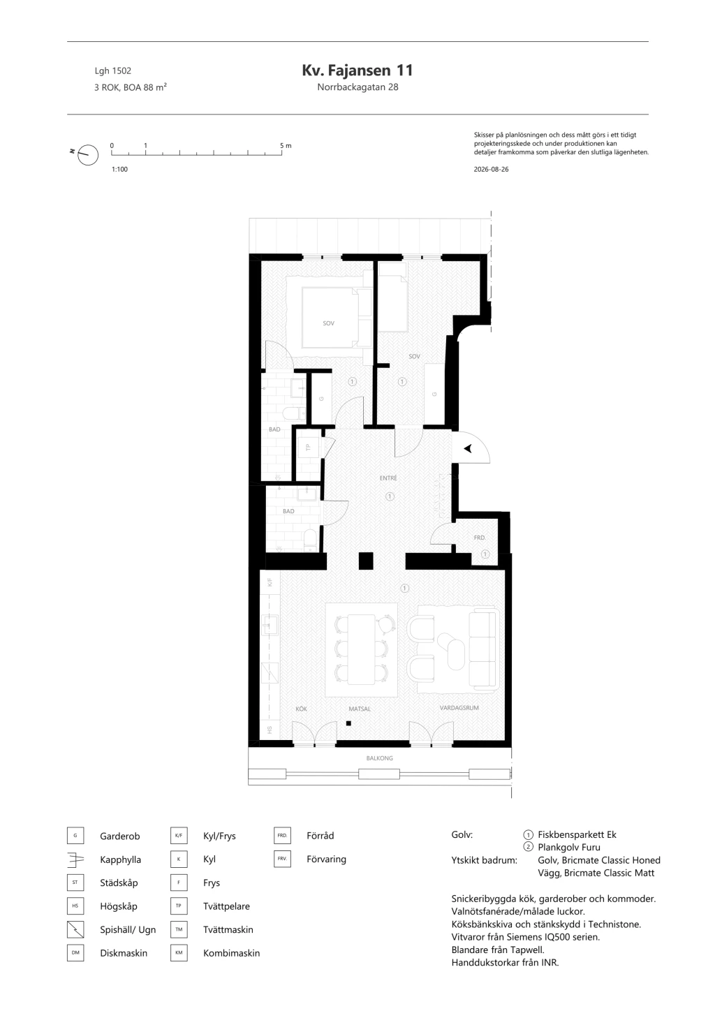 Planritning, Norrbackagatan 28