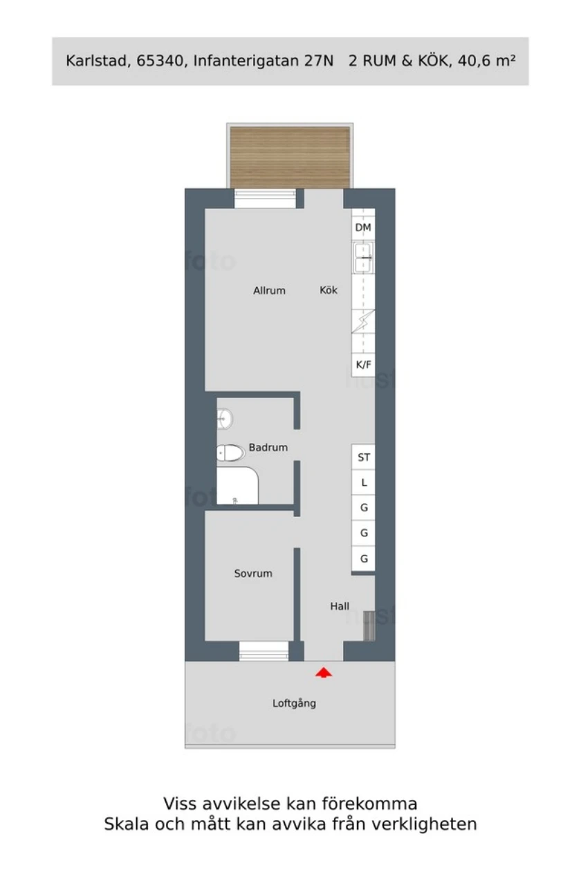 Planritning, Infanterigatan 27N