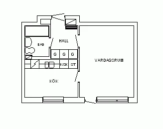 Planritning, Smedsvägen 3 A