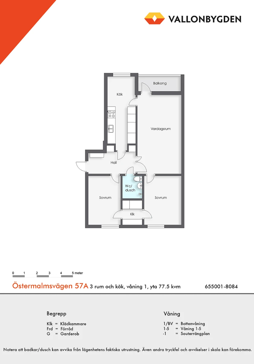 Planritning, Östermalmsvägen 57A