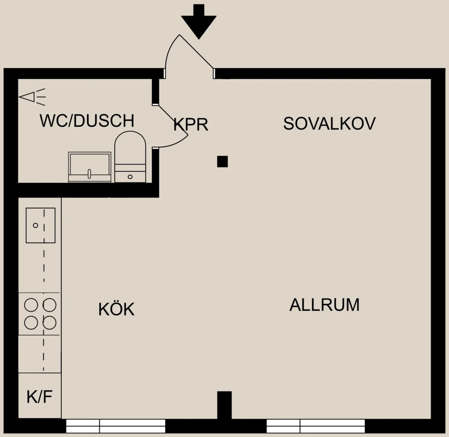 Planritning, Klingagatan 6